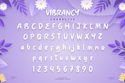 Vibrancy - Display Font, a Script Font by Alpaprana (Thumbnail 7 of 9)