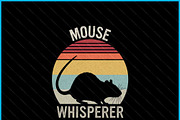 Retro Mouse Whisperer SVG PNG, a Graphic by Creativeusart (Thumbnail 2 of 4)