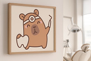 Medical Capybara Clipart, a Healthcare Illustration by Palau (Thumbnail 6 of 10)