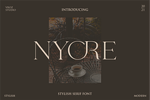 NYORE - Stylish Serif Font