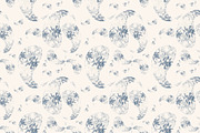 Minimal Floral Paisley Pattern, a Pattern Graphic by PPEthnicDecorPattern (Thumbnail 1 of 6)