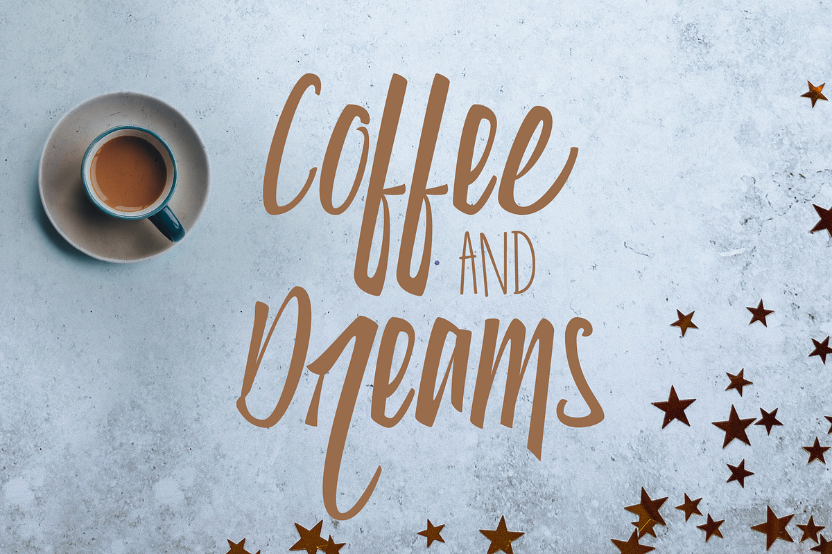 Star Tail Script Font preview 3