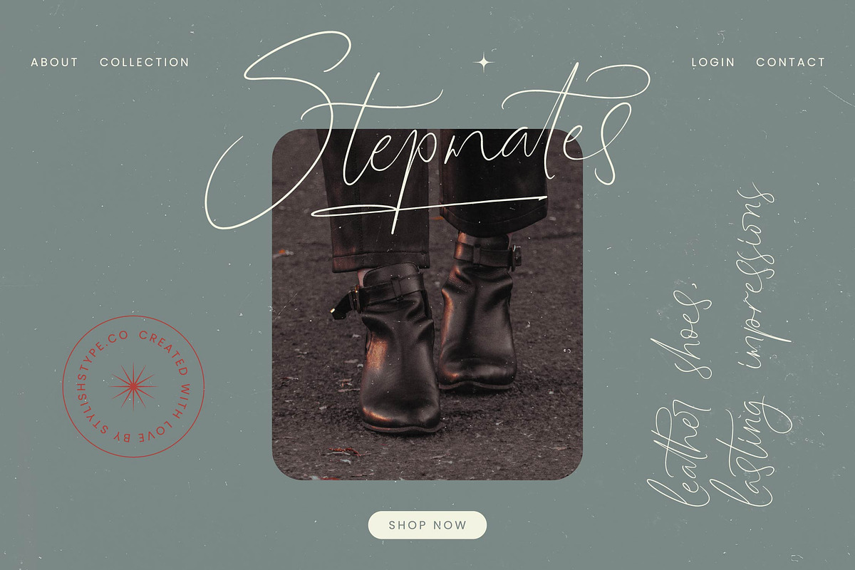 Ambigail Jonathan Stylish Signature, a Script Font by stylishtype.co (Photo 13 of 20)