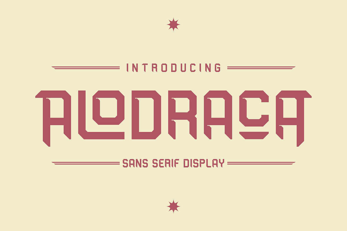 Alodraca Sans Serif Display Font, a Serif Font by Storytype Studio (Photo 1 of 15)