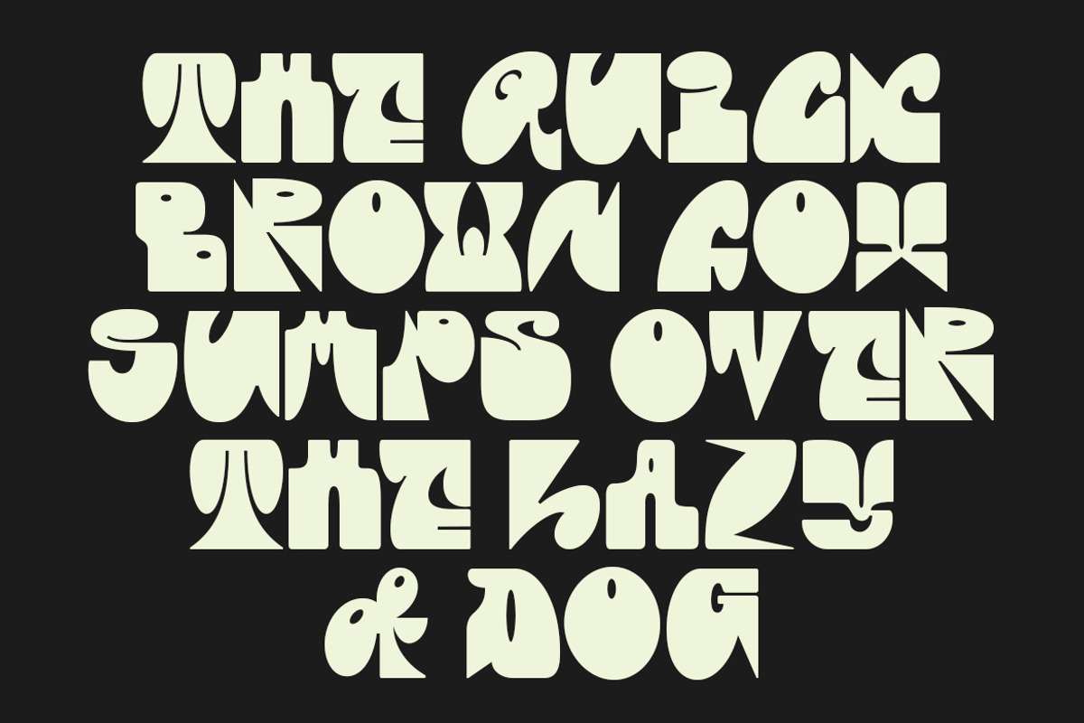 Groovy Souls - Retro Display Font, a Font by GroovyFontCo (Photo 2 of 7)