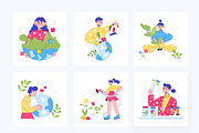Animated Ecology Mini Illustrations, a Person Illustration by Prosymbols (Thumbnail 5 of 11)