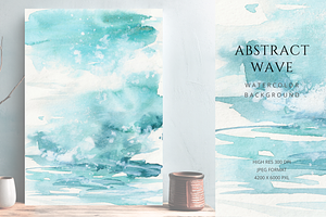 Abstract Sea Wave Background