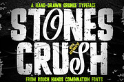 Stones Crush - Handrawn Grunge Font, a Sans Serif Font by NuType (Thumbnail 1 of 12)