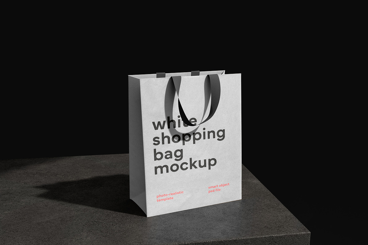Shopping Bag Mockups, a Packaging Mockup by Graphicsfuel (Photo 8 of 21)