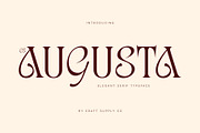 CS Augusta – Elegant Serif Font, a Serif Font by Craft Supply Co. (Thumbnail 1 of 8)