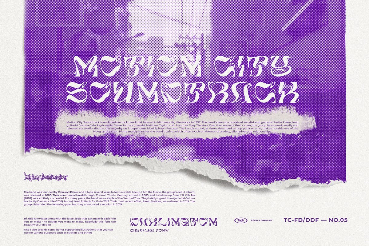 Darlington display font, a Font by Tegh co. (Photo 10 of 12)