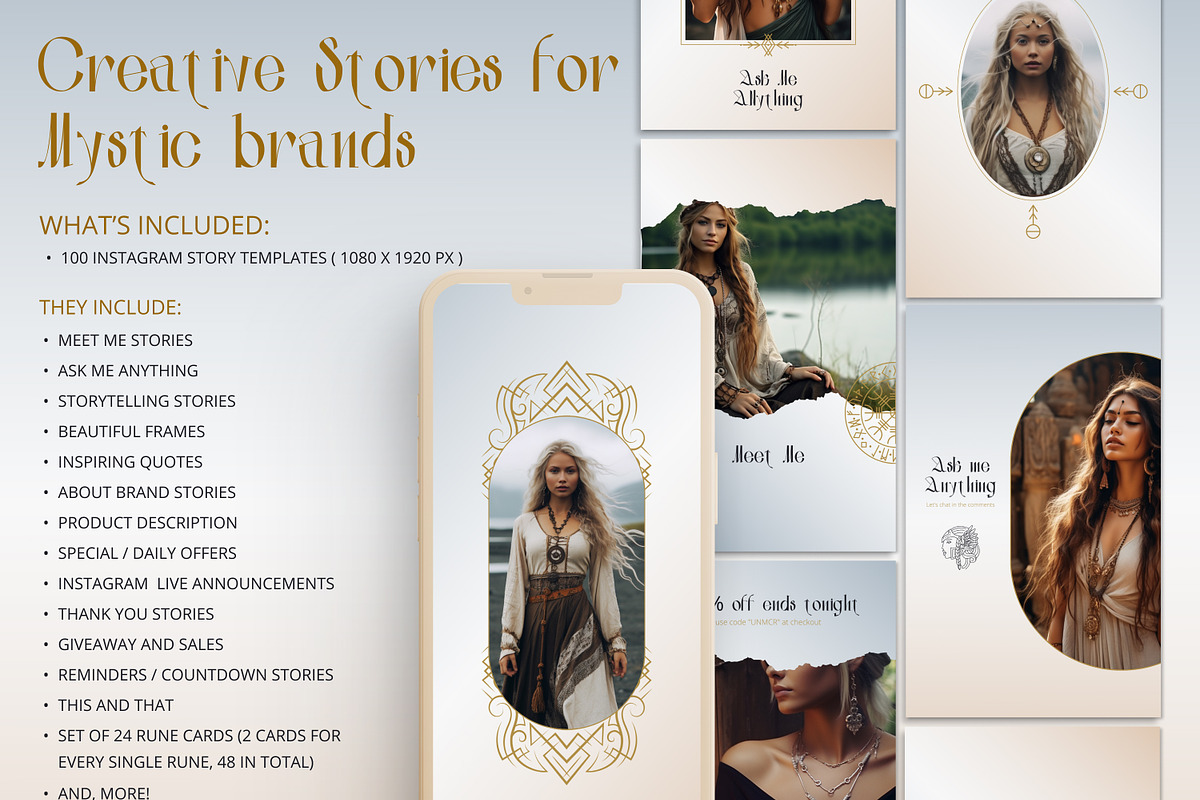 Celtic, Spiritual Instagram Stories, a Social Media Template by Under My Cozy Roof (Photo 3 of 8)