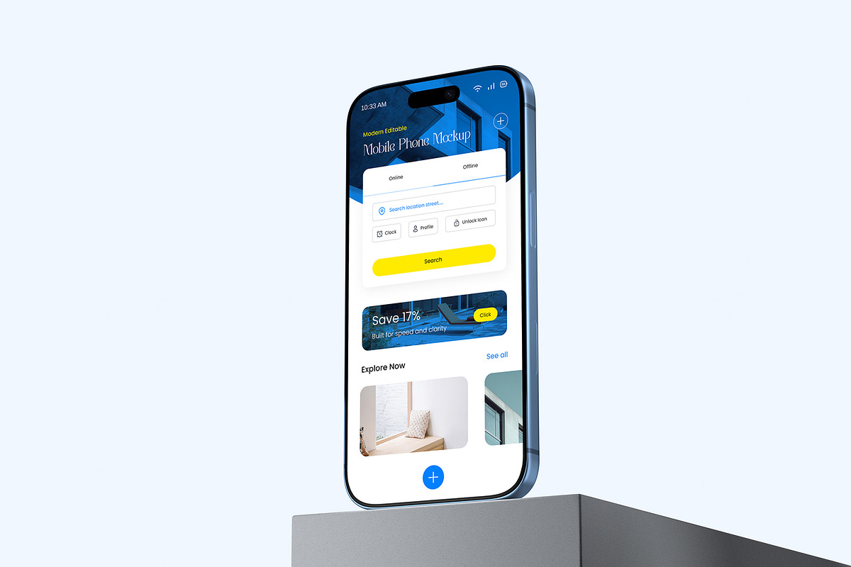 Premium iPhone Screen Mockup Bundle, an iPhone Mockup by graphypix (Photo 8 of 14)