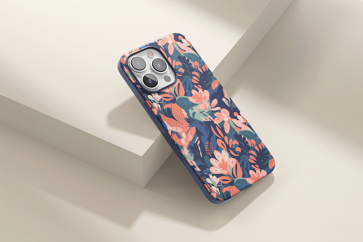 Colorful Painted Flower Patterns, a Pattern Graphic by RC graphics (Photo 6 of 10)