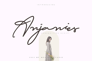 Anjanies | Handwritten Script