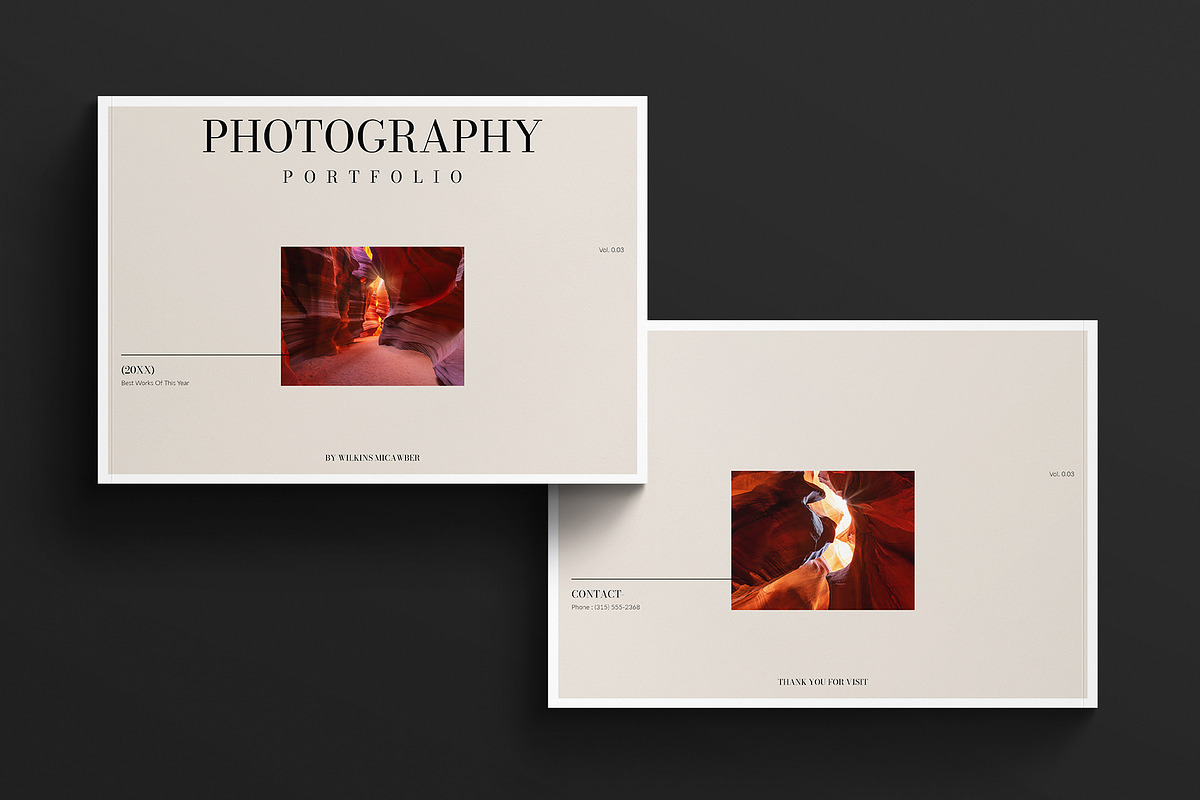 Photography Portfolio Landscape, a Brochure Template by E-Type (Photo 7 of 7)