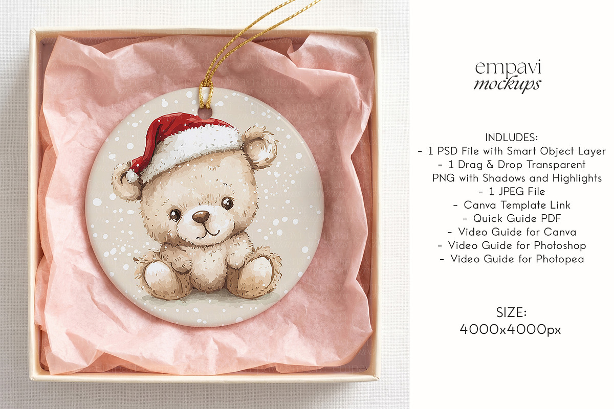 Ornament Mockup, an Advertising Mockup by EmpaviMockups (Photo 6 of 6)