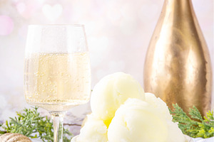 Champagne ice cream, a Food & Drink Photo by Rimma