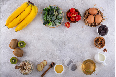 Assortment of products containing, a Food & Drink Photo by Yulia Furman