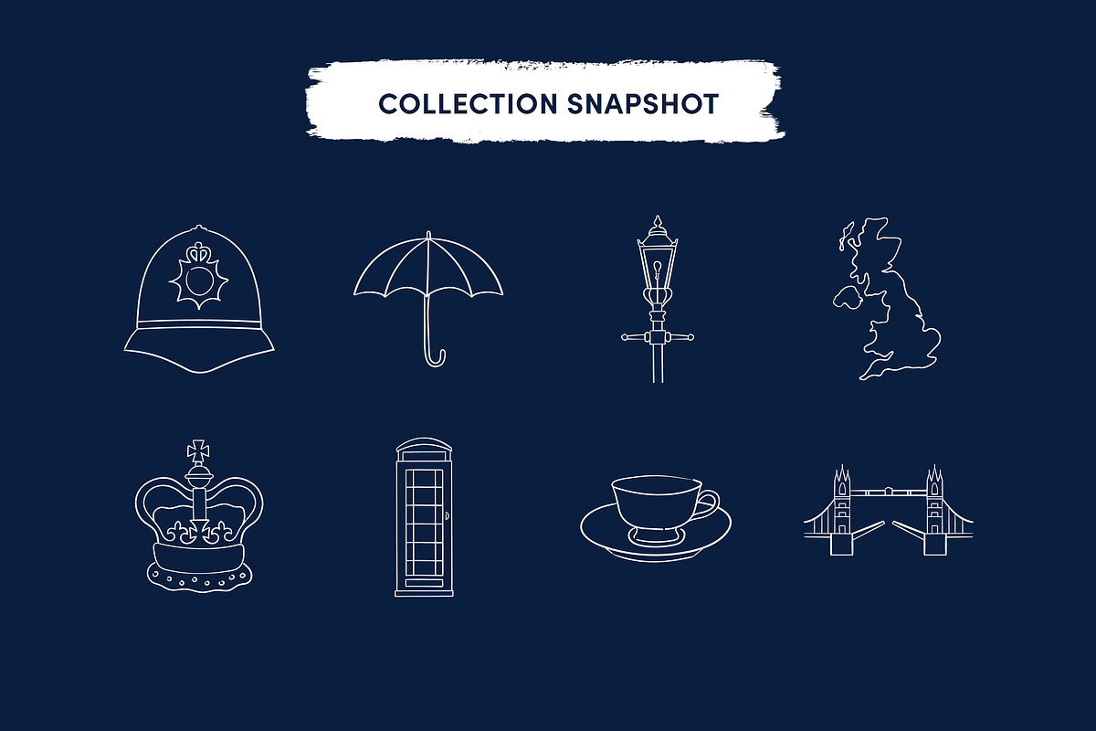 London & United Kingdom icons, an Outline Icon by Caroline Mackay (Photo 2 of 8)