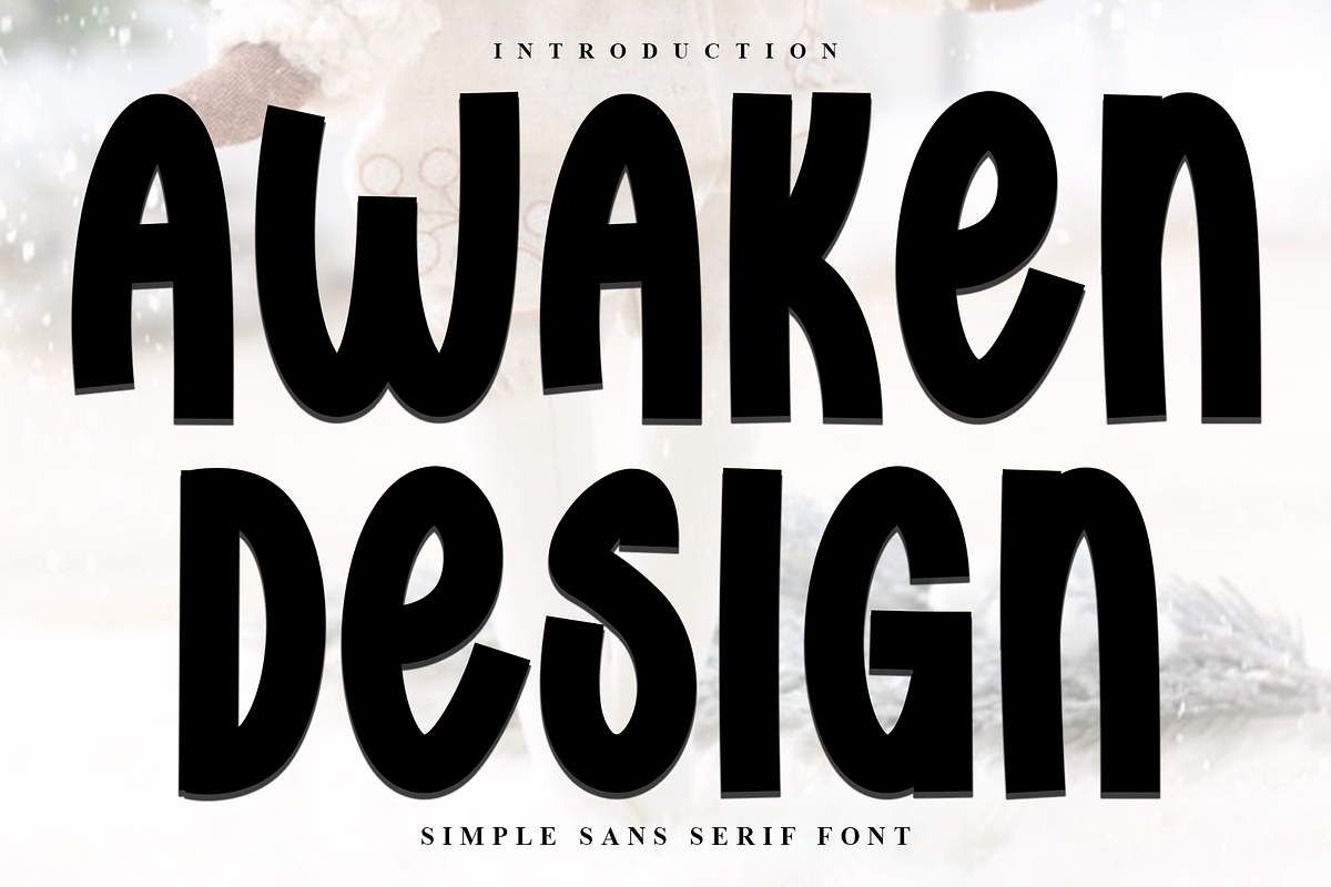 Awaken Design, a Script Font by InermediaSTUDIO (Photo 1 of 7)