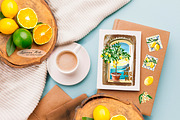 Lemons Clipart Set, a Seasonal Illustration by Leonaa art (Thumbnail 4 of 11)