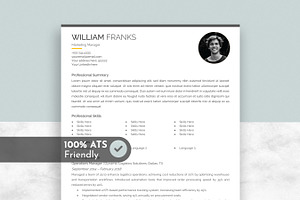 ATS Resume Template, a Resume Template by Anjum Ilyas