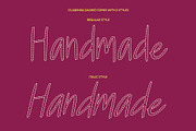 CS Agenda Dashed, a Handwritten Font by Craft Supply Co. (Thumbnail 3 of 8)