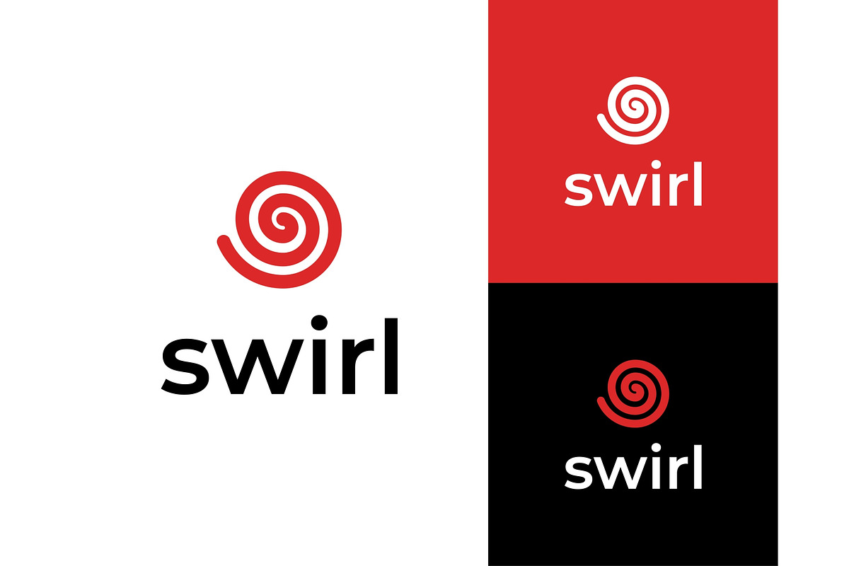 Spiral Line Icon Logo, a Branding & Logo Template by ika trisiana