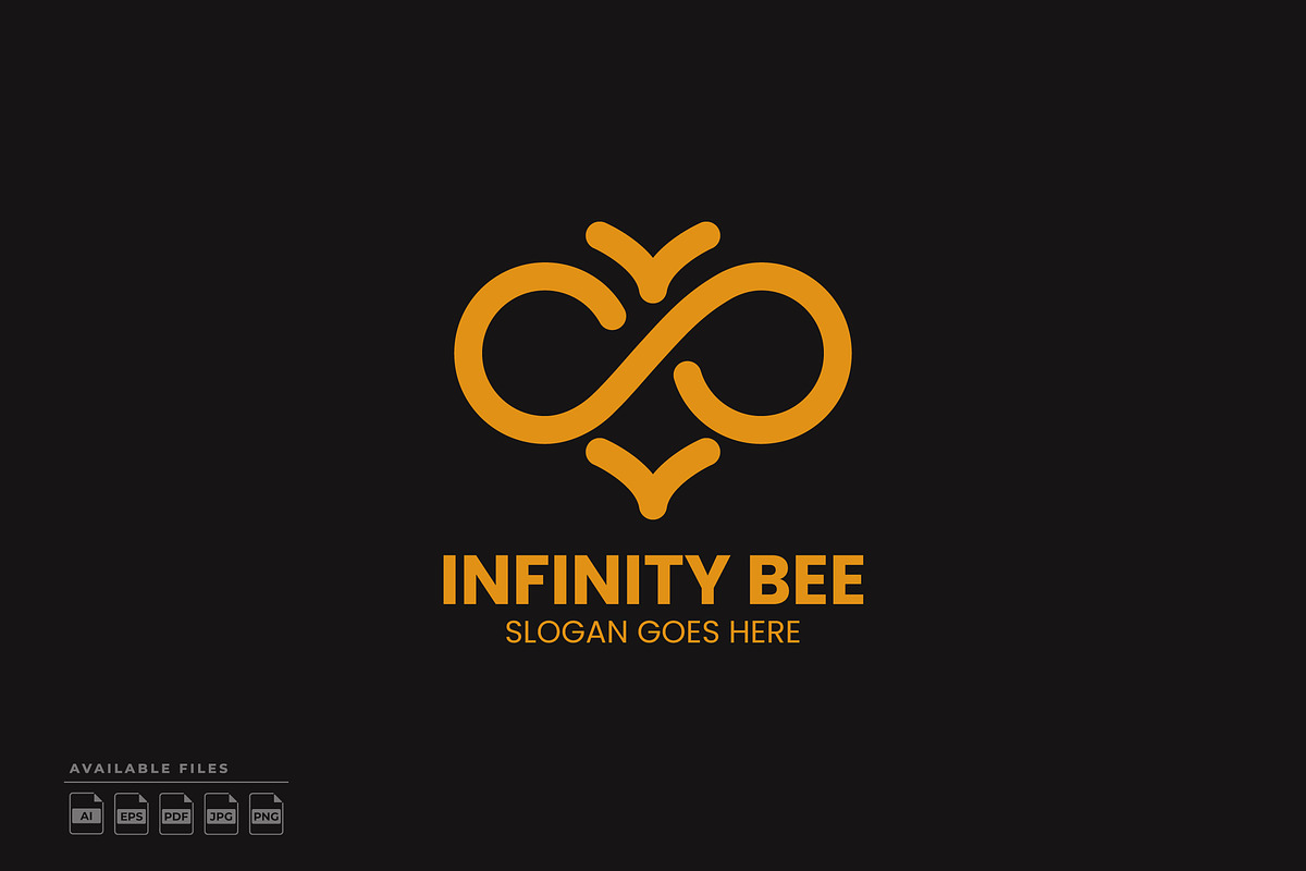 Infinity Bee Logo, a Branding & Logo Template by Zeer Graphic