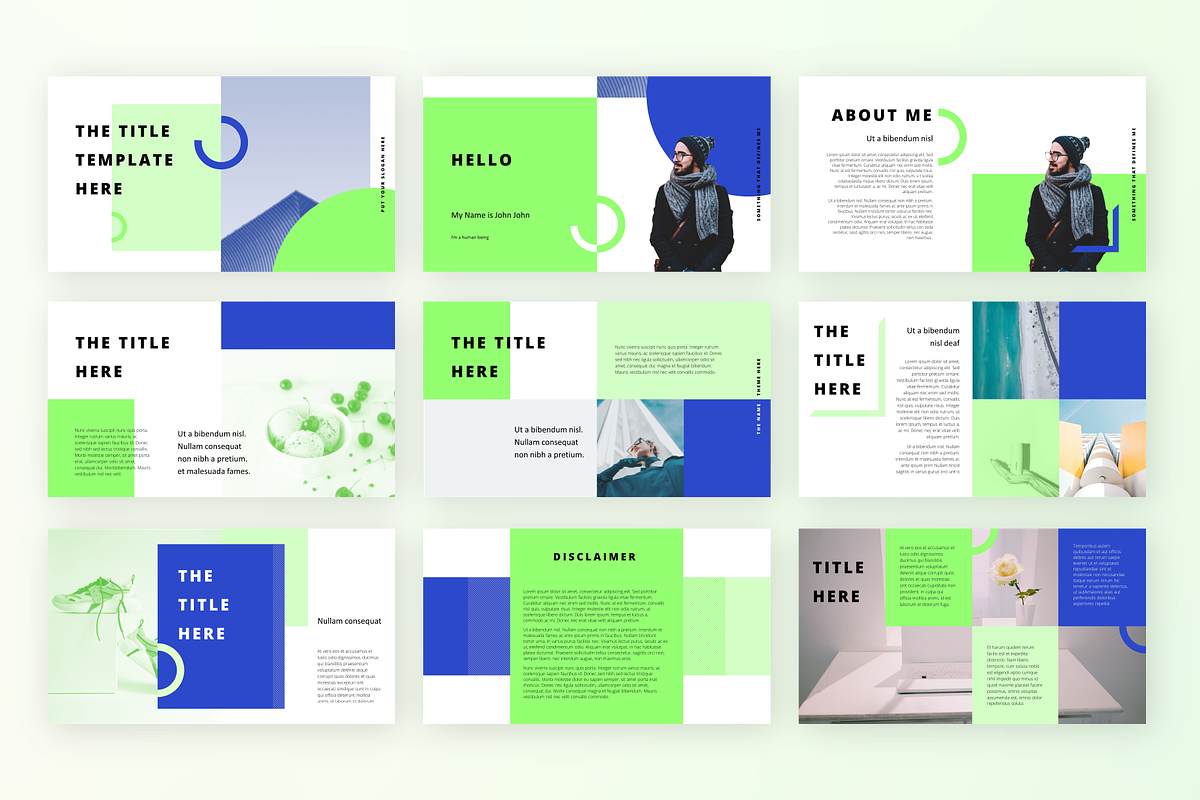 Block Google Slides - 2 Color Themes, a Presentation Template by chio.design - Khalay Chio (Photo 11 of 15)