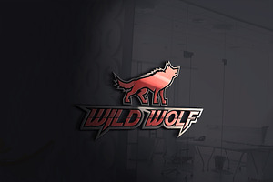 Wild Wolf Logo With Free Bonus