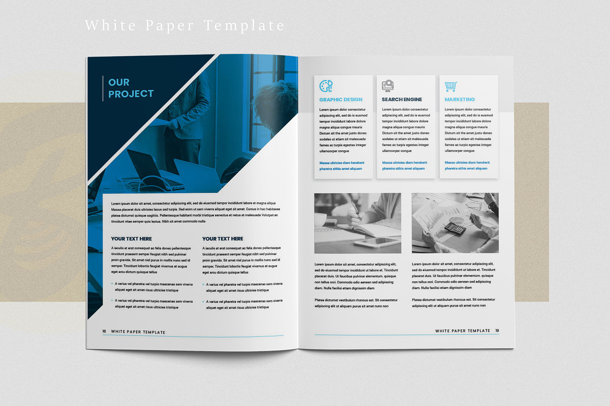 White Paper Template, a Brochure Template by ArtisticLand (Photo 7 of 8)