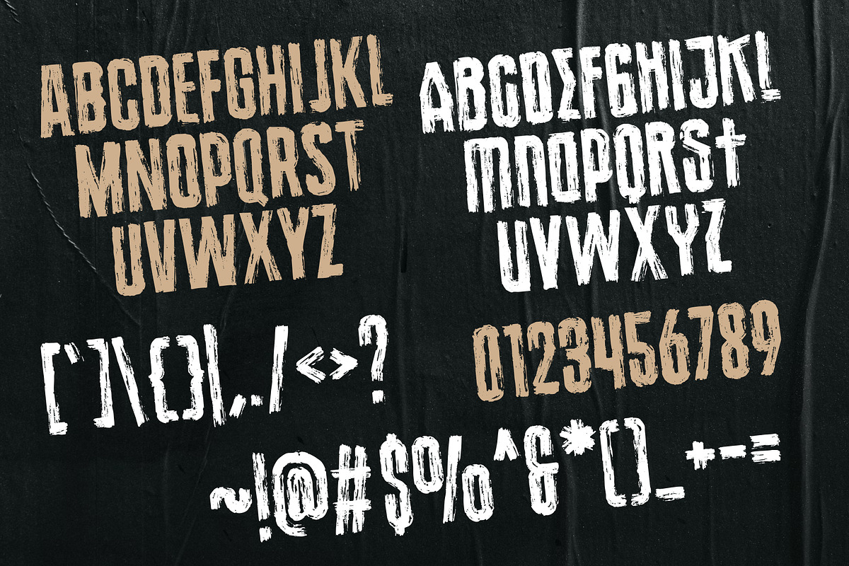 SOVER - Dry Brush Font, a Sans Serif Font by VASTARD STUDIO (Photo 9 of 13)