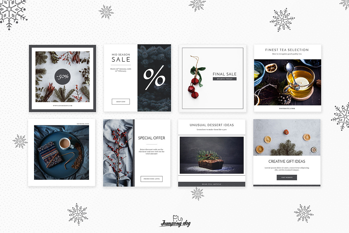HOLIDAY Christmassy Designs, a Social Media Template by Jumping Dog (Photo 3 of 8)