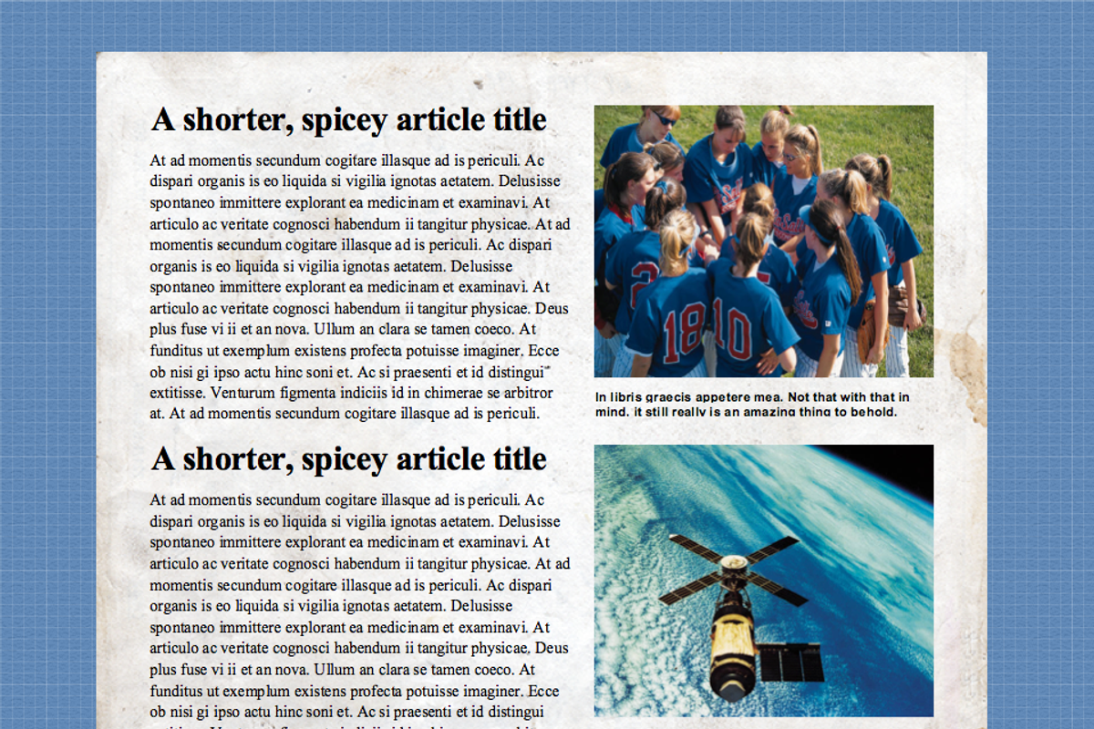 4 Page Microsoft Word Template, a Flyer Template by Newspaper Templates (Photo 3 of 4)