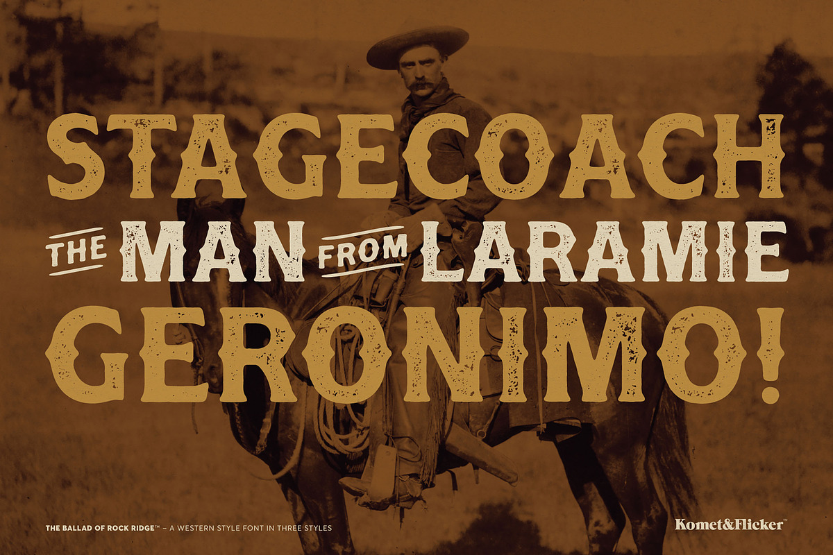 The Ballad of Rock Ridge, a Serif Font by Komet & Flicker (Photo 11 of 14)