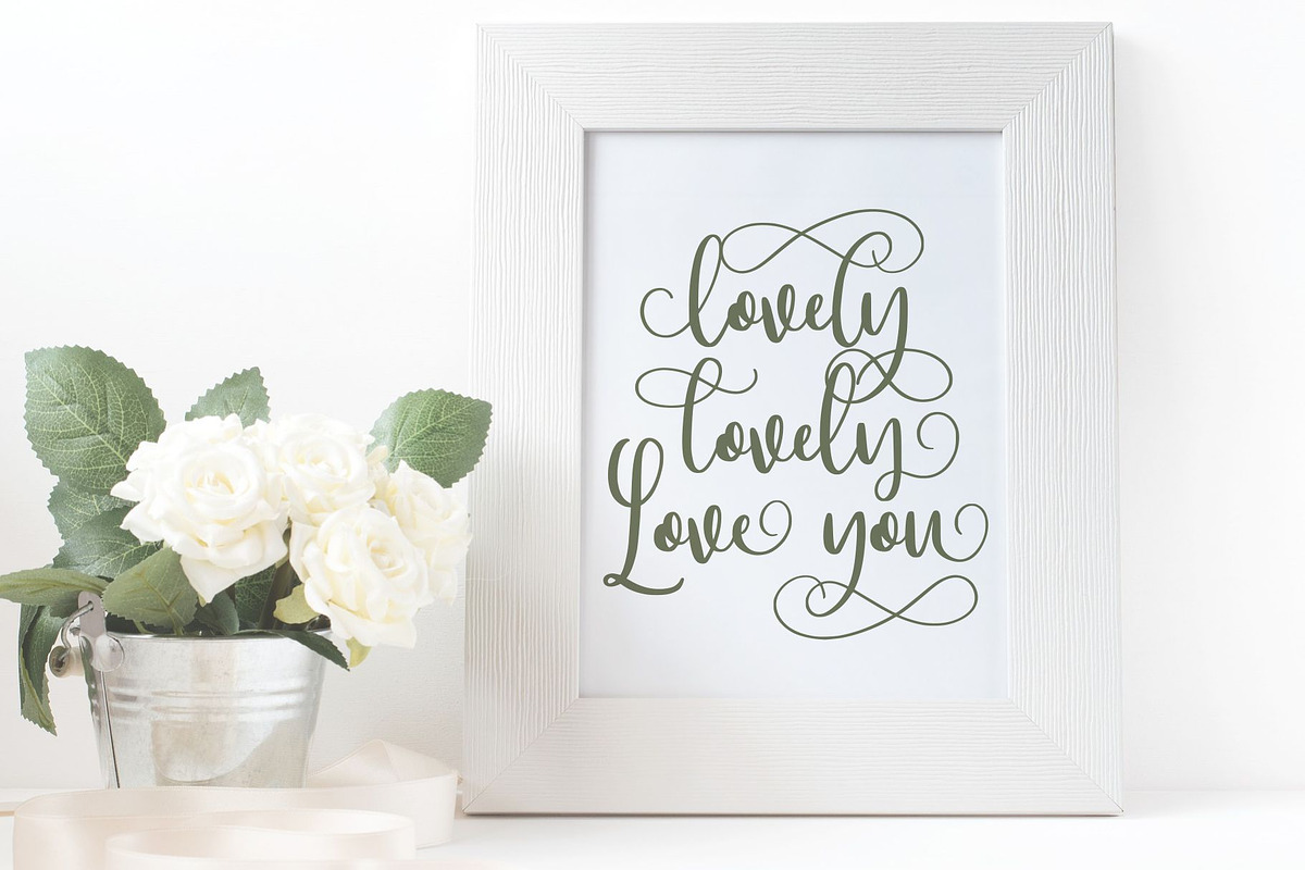 Hi Virginia - a Beauty Font preview 8