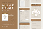 Wellness Planner, a Stationery Template by Anatartan Design (Thumbnail 1 of 13)
