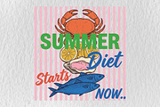Summer Food Hand Drawn PNG, an Illustration by DreamPrint404 (Thumbnail 1 of 6)