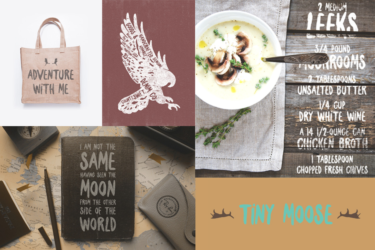 Tiny Moose Font preview 5