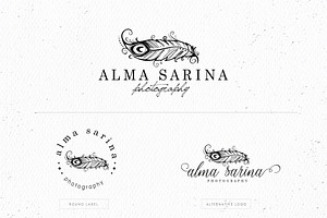 Wild And Boho Premade Logo Bundle