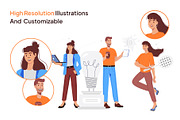 Business Startup Illustration Set, a Finance Illustration by Vectors Market (Thumbnail 3 of 8)