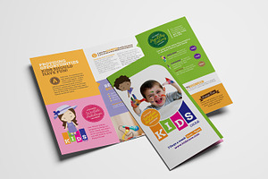 Trifold After School Care Template