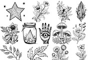 Line Art Magic Elements Clipart, an Object Illustration by Design Scotch (Thumbnail 6 of 8)