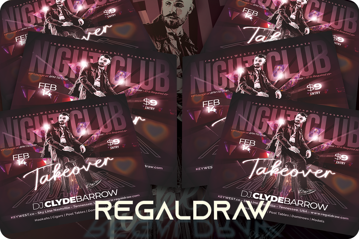 Night Club Party Flyer, a Flyer Template by regalDRAW (Photo 3 of 3)