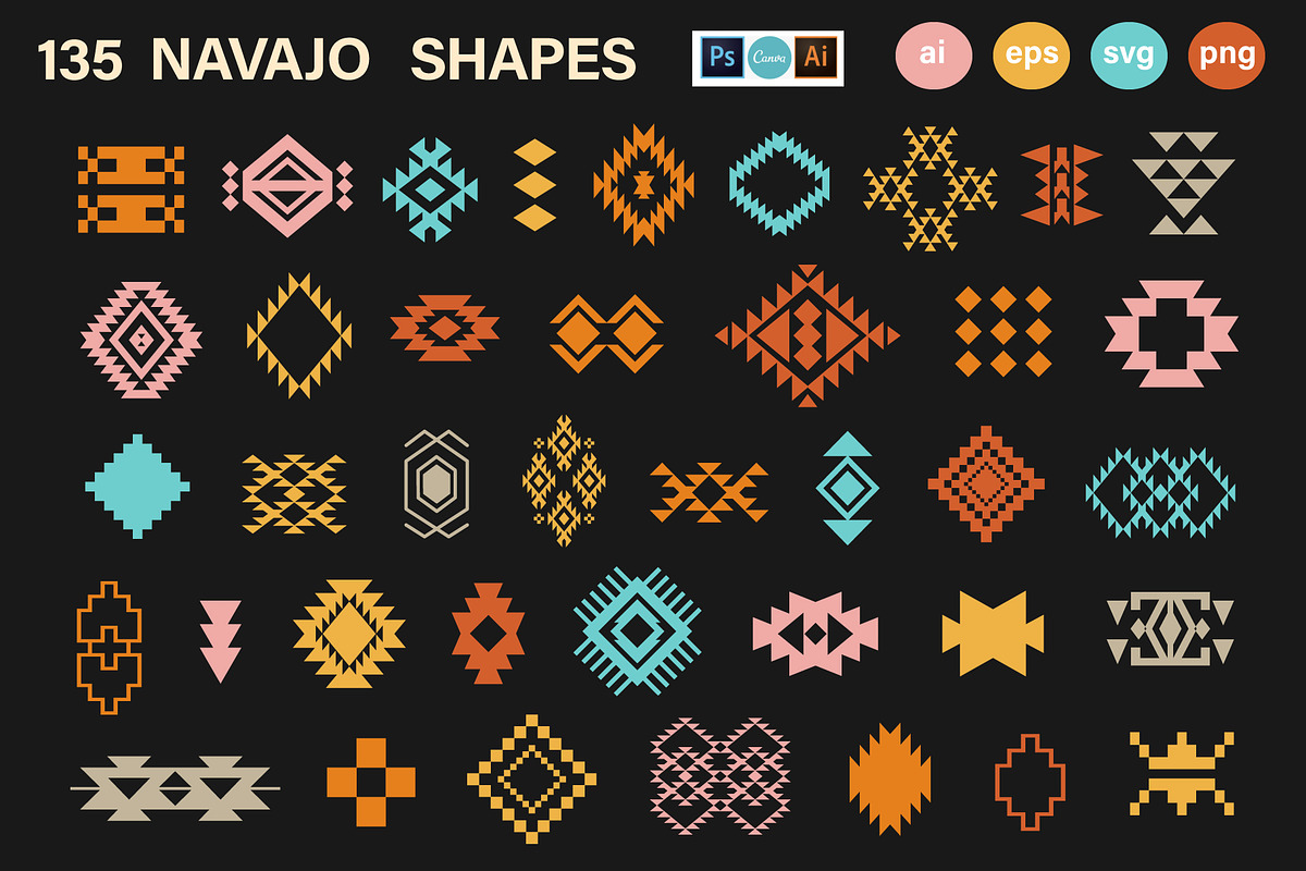 135 Navajo Shapes Atelier, an Object Graphic by Katrinelly (Photo 3 of 9)