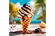 SET Ice Cream Sweet Dessert, a Background Graphic by IrySha (Thumbnail 4 of 8)