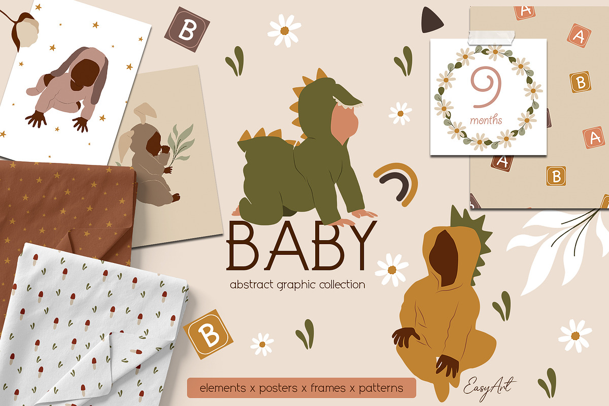 Baby vector collection, an Illustration by EasyArt (Photo 1 of 12)