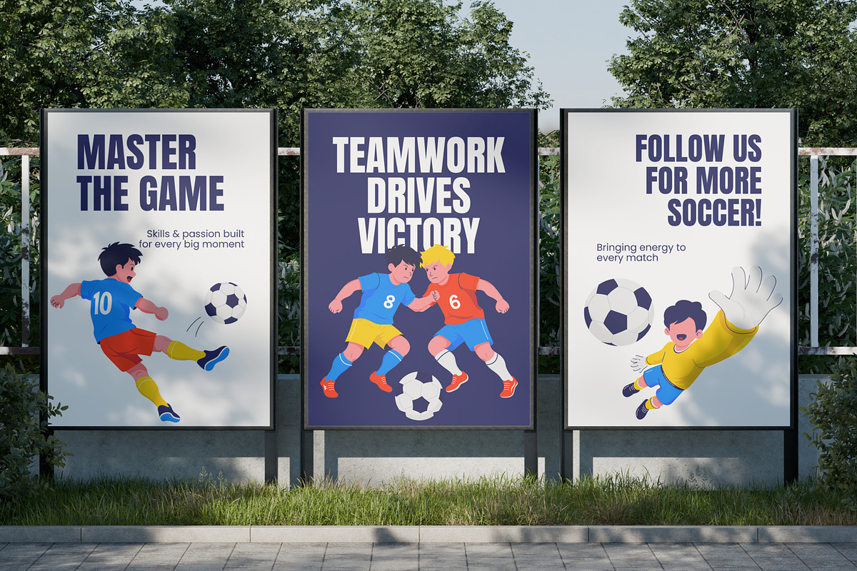 Football World Cup Bundle, a Sport Illustration by Brickclay (Photo 3 of 12)
